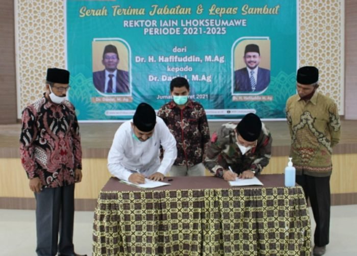 Sertijab Rektor IAIN Lhokseumawe