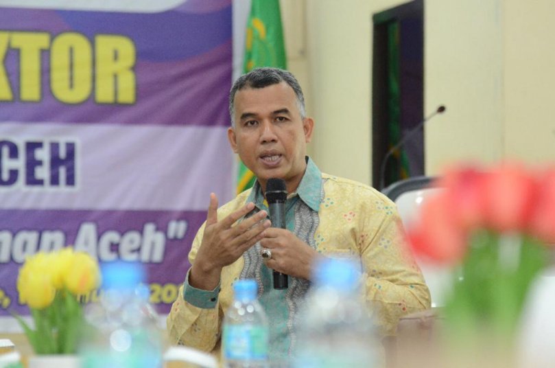 Rektor Unimal Herman Fithra foto ist