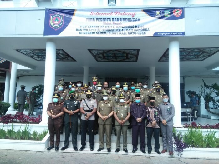 Bupati Gayo Lues didampinggi Forkopimda bersama Kasatpol PP se Aceh-Anuar Syahadat