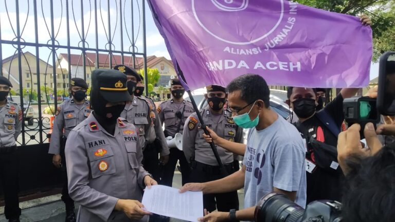Aksi Solidaritas untuk Nurhadi, AJI Banda Aceh: Usut Tuntas Kekerasan Terhadap Jurnalis