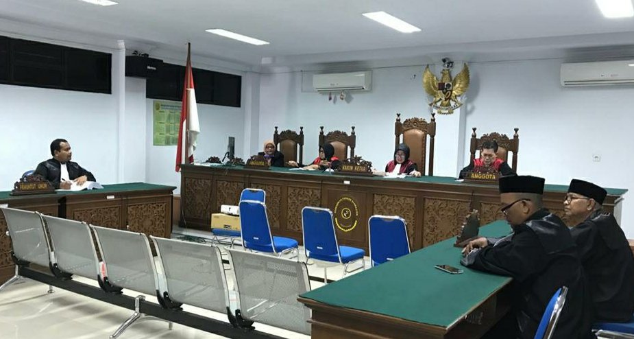 Sidang vonis DD Ujong Pacu
