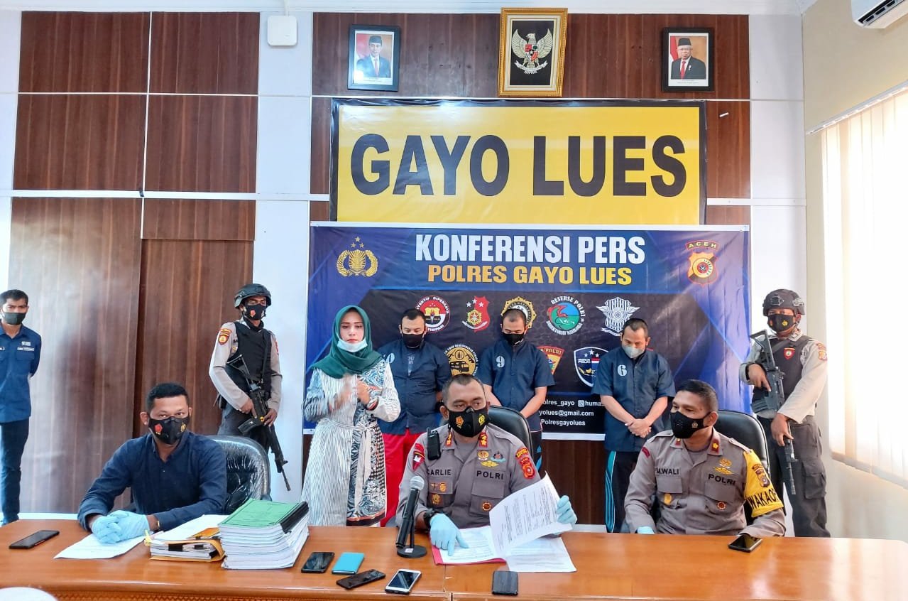 Polres konpres korupsi dana hafiz