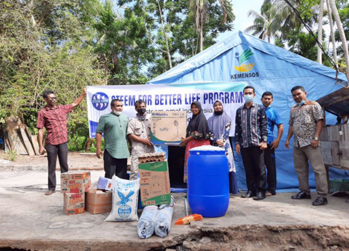 Steem amal bantu korban kebakaran