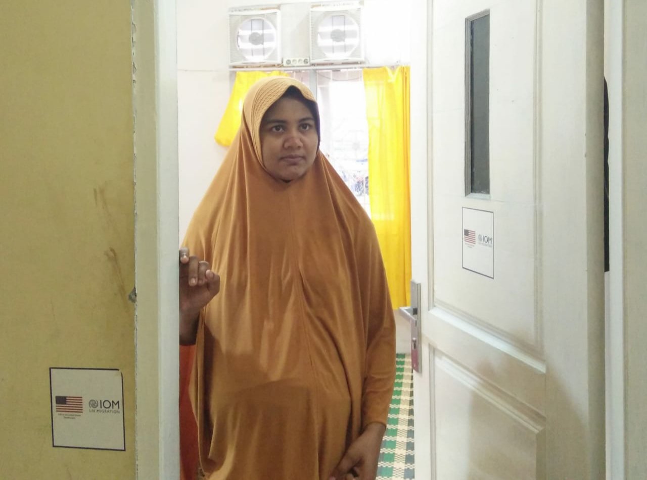 Wanita hamil Rohingya