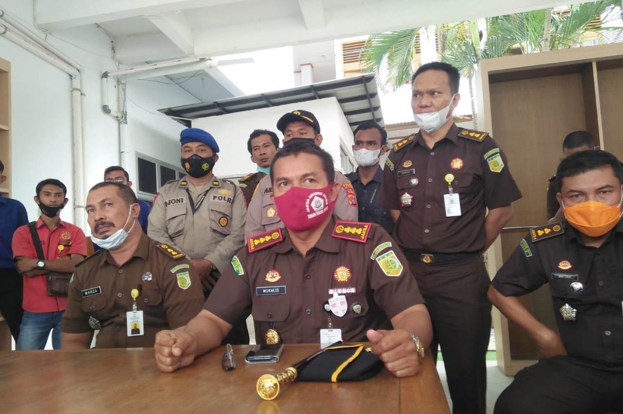 Kajari konpres kasus tanggul CM