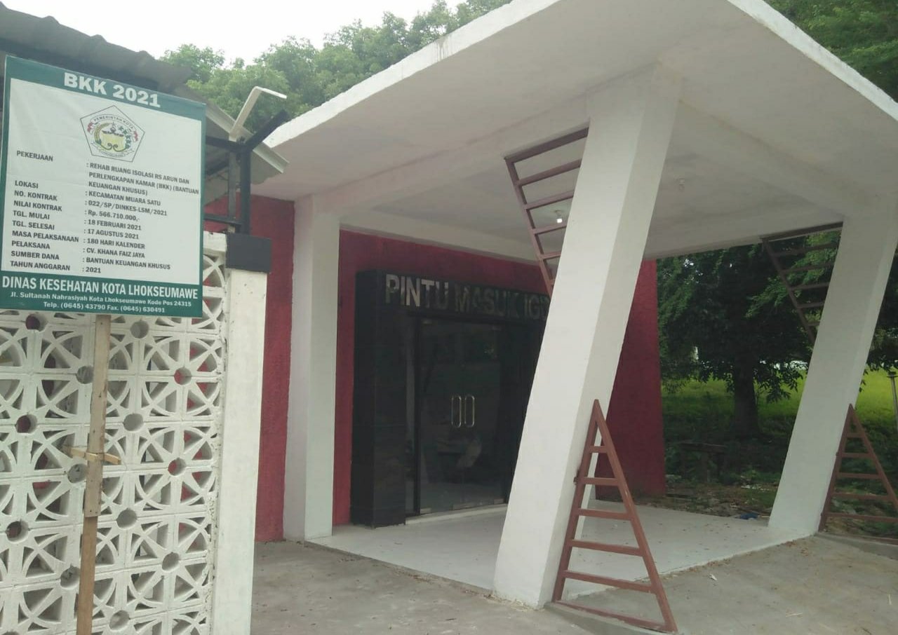 Ruang Isolasi RS Arun