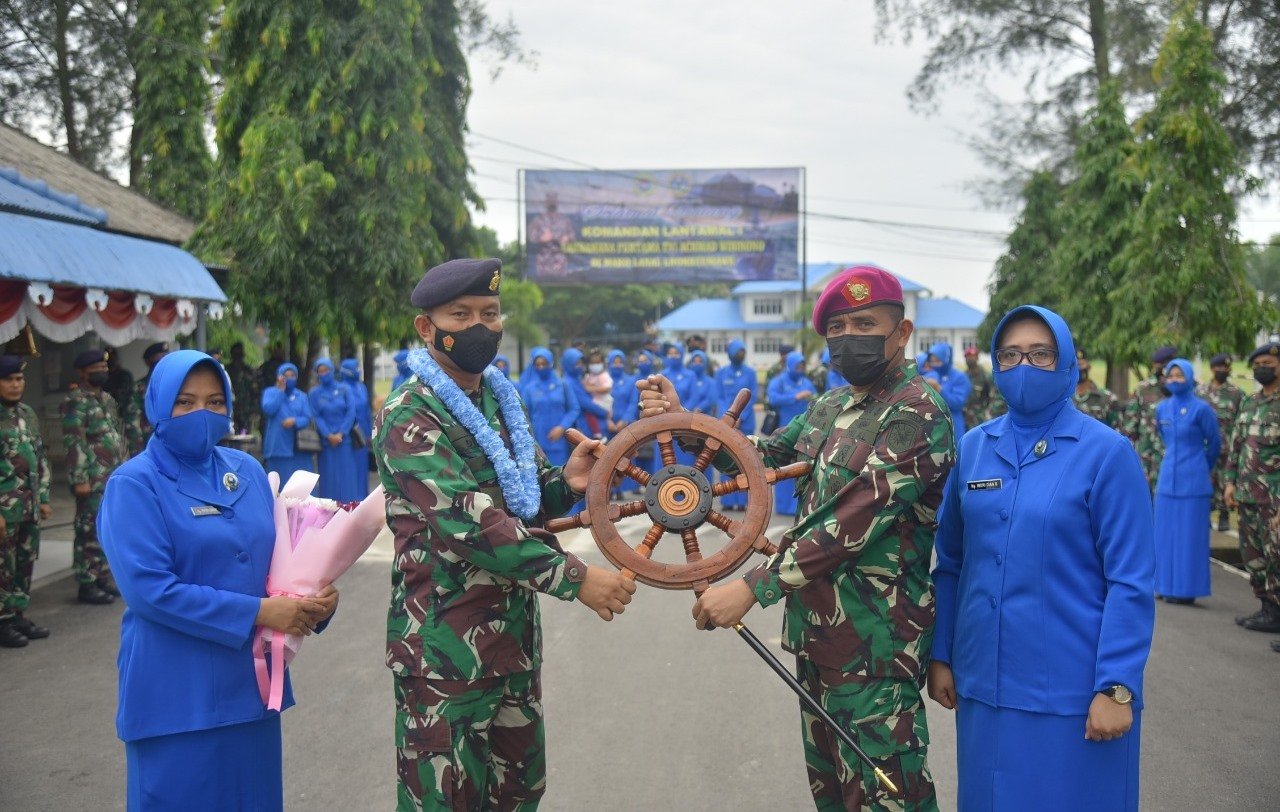 Danlanal Lhkos baru penyambutan