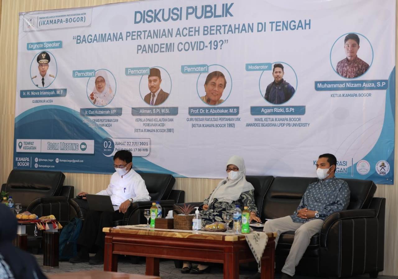 Ini Kata Gubernur Aceh Soal Sektor Pertanian di Tengah Pandemi
