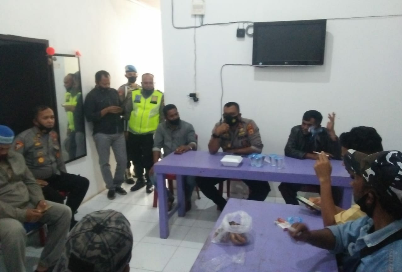 Kapolres dan wartawan Gayo Lues