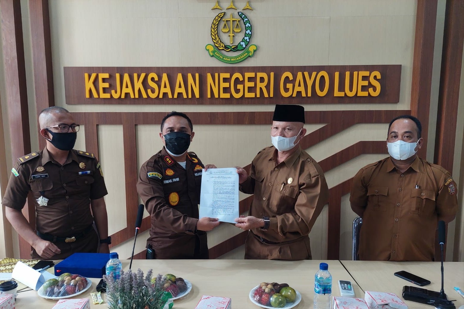 Kajari dan Kadis Pertanian GL