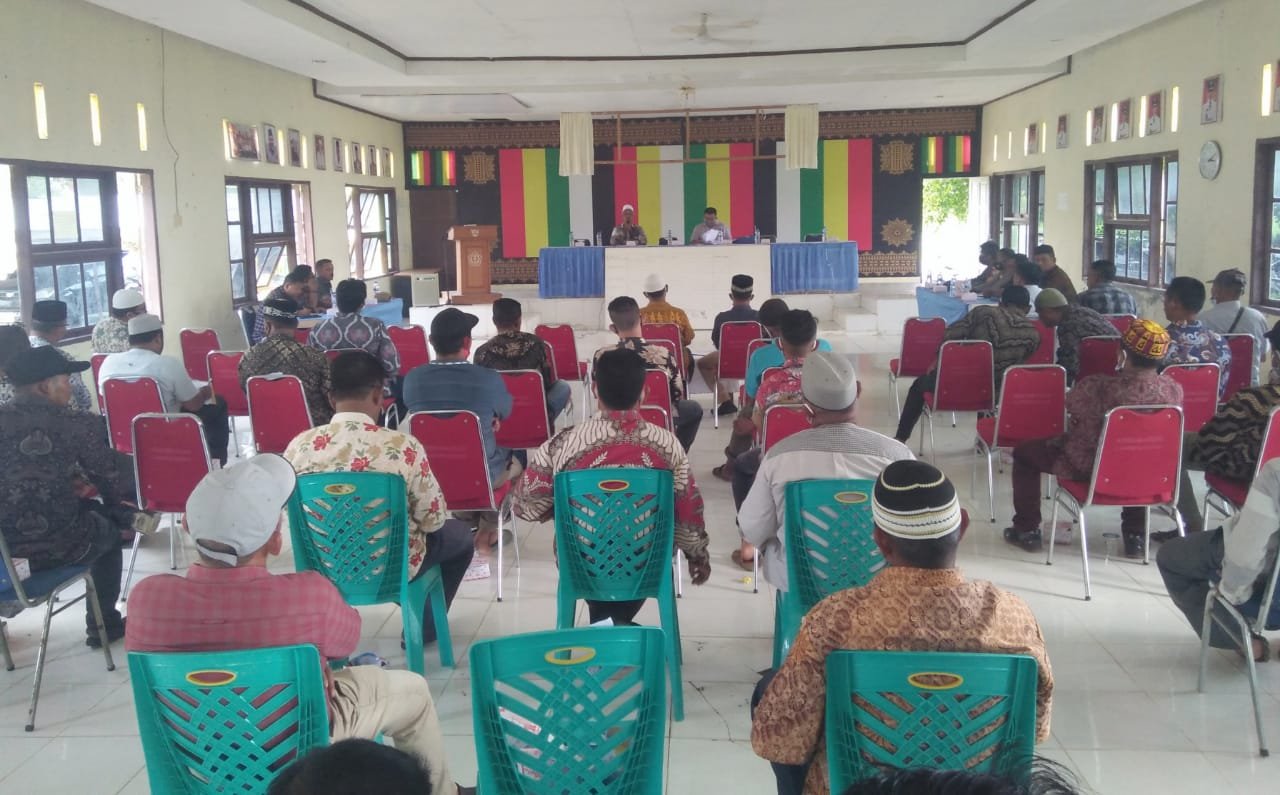 Musyawarah pembentukan BKAD langkahan