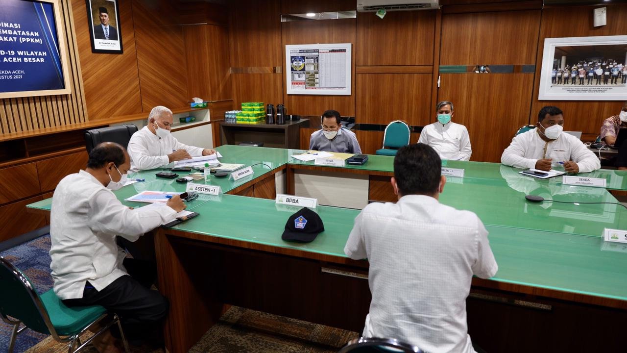 Rakor Covid Banda dan Aceh Besar