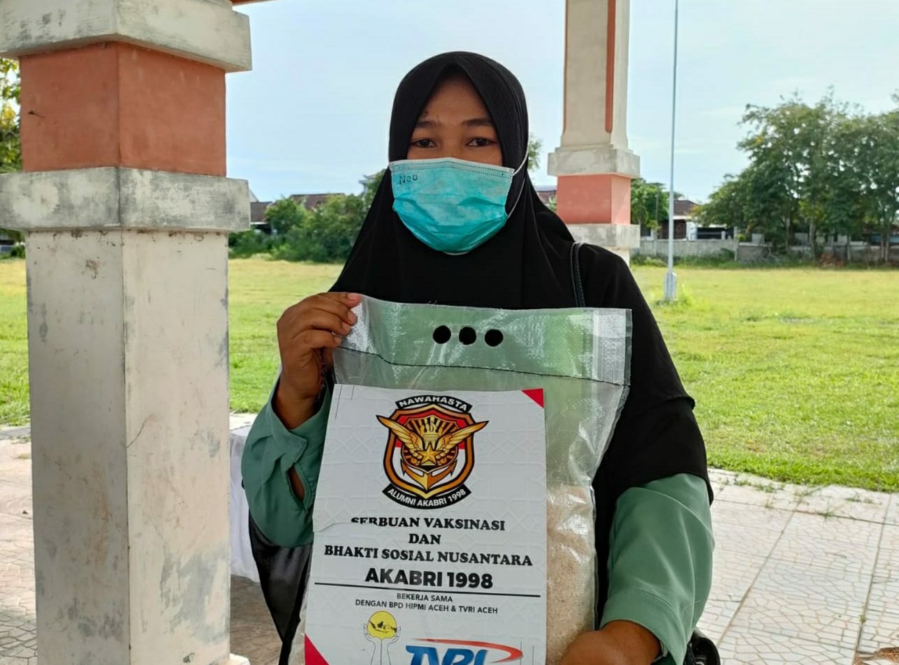 Vera Melinda usai vaksin