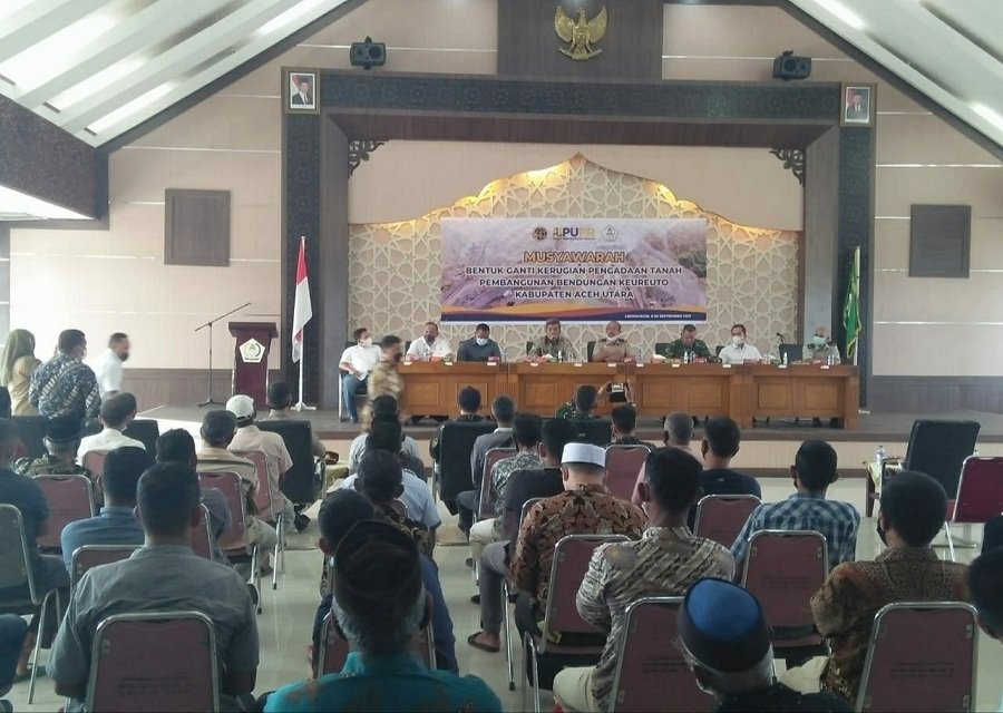 Ganti rugi lahan Keureutoe