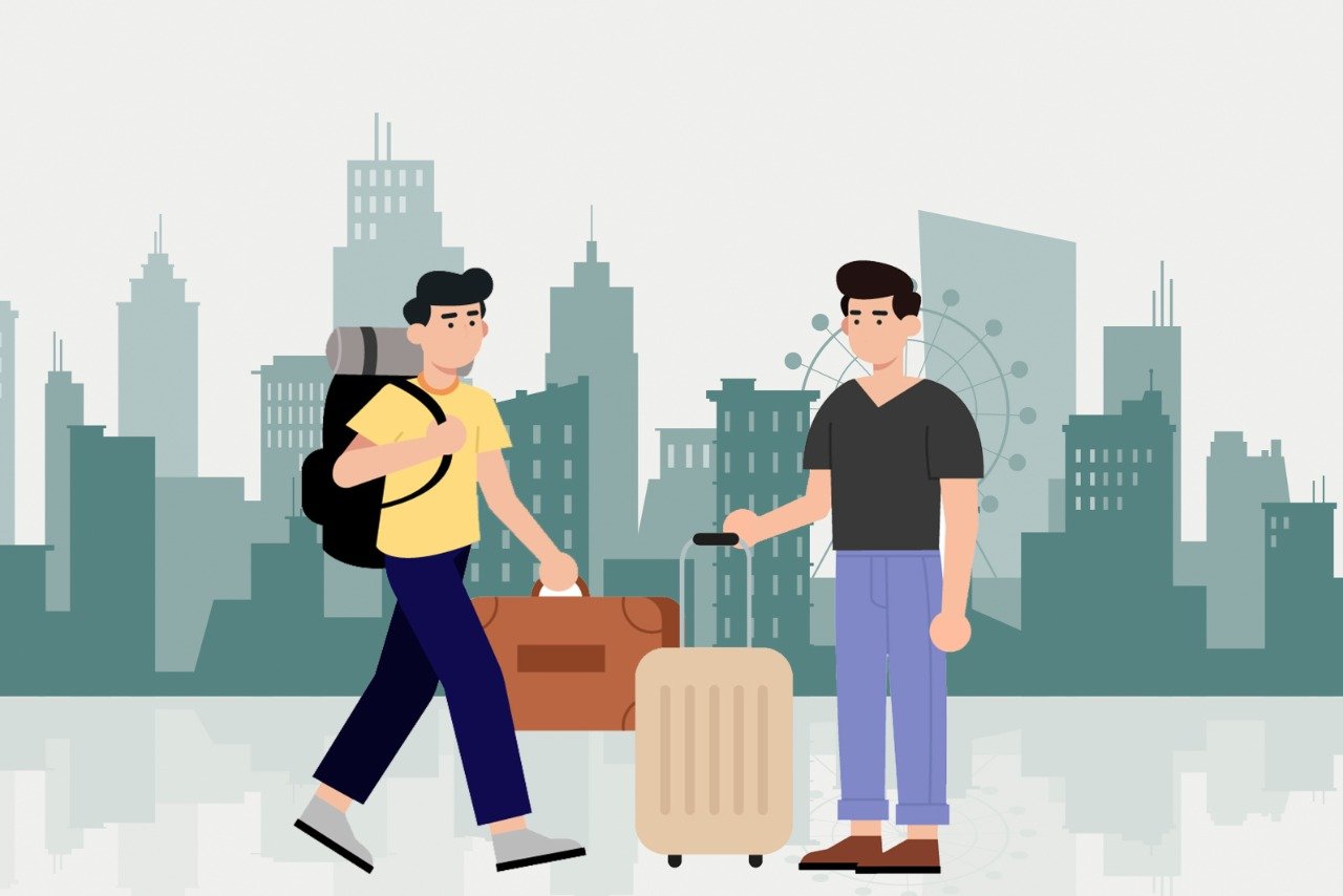 Ilustrasi pulang kampung