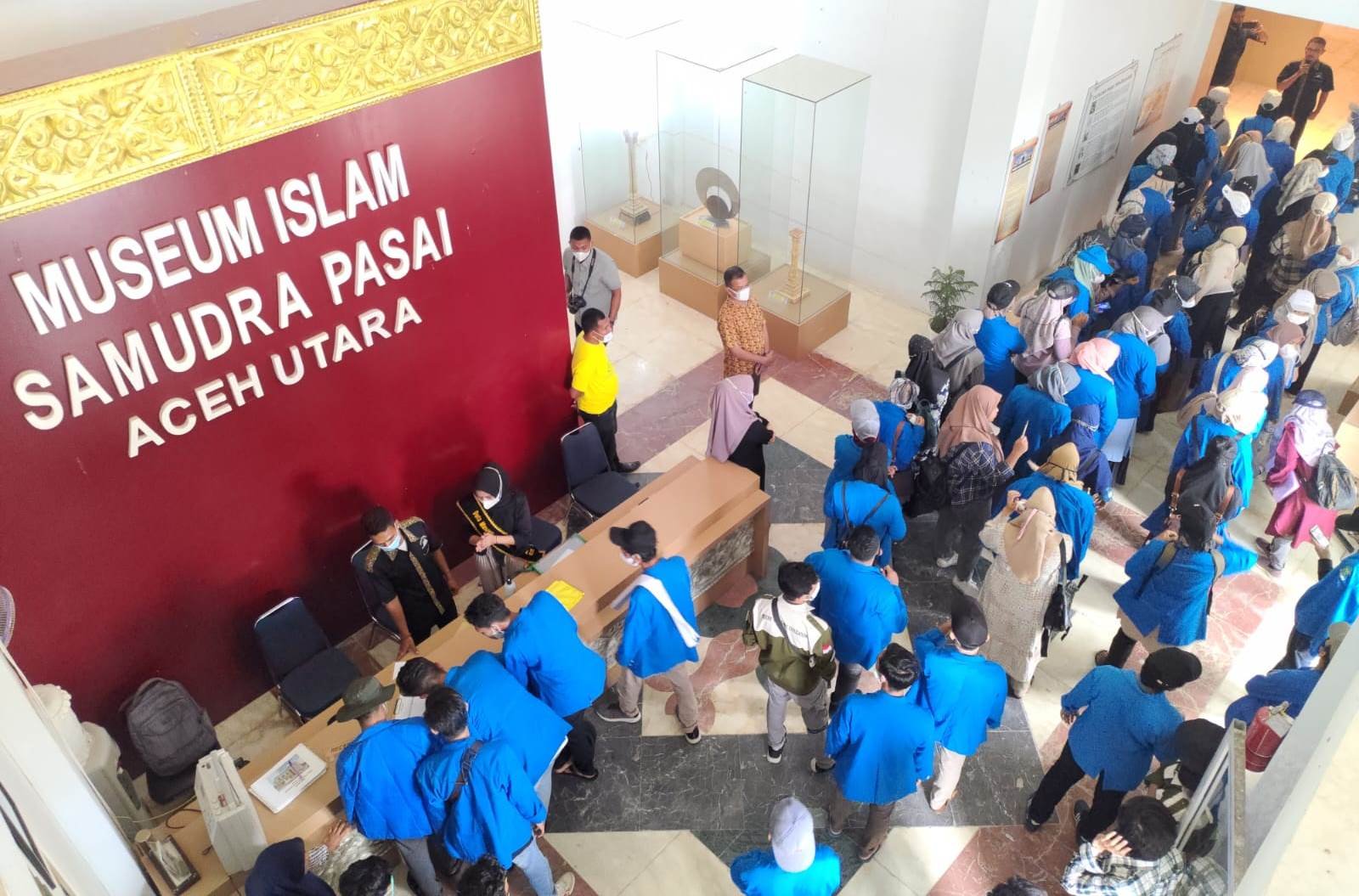 Rombongan Mahasiswa Kunjungi Museum Islam Samudra Pasai