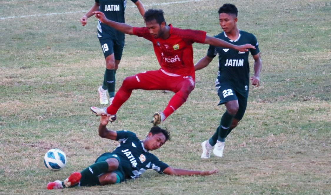 Sepak Bola Aceh vs Jatim