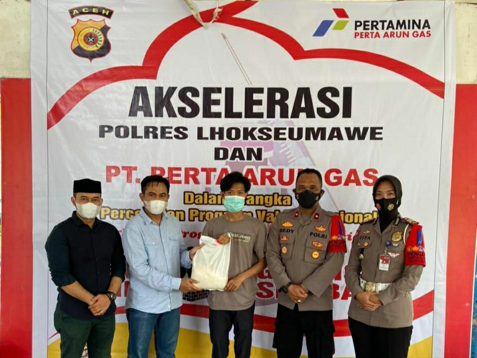 PAG bantu beras vaksinasi