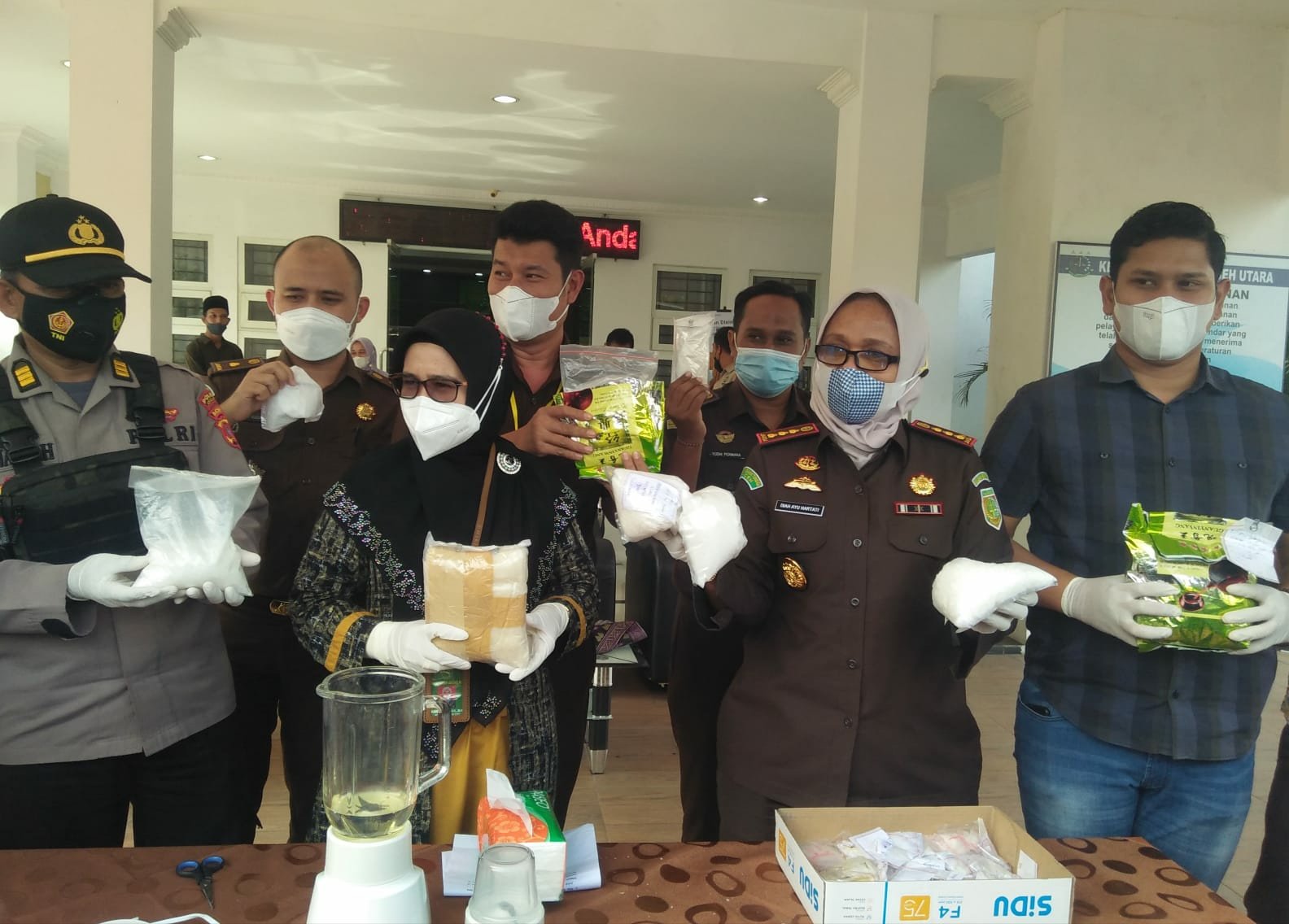 Kejari Aceh Utara sabu