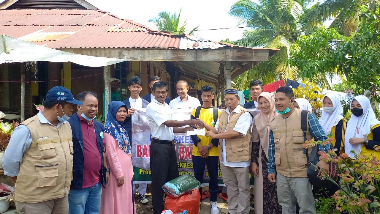 Poltekkes Kemenkes Aceh Bantu Korban Banjir di Aceh Utara