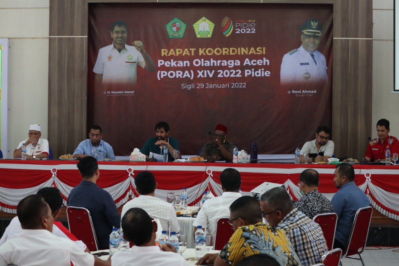 Rakor persiapan PORA Pidie