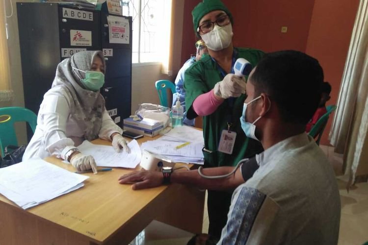 Rohingya rapid test foto kompascom