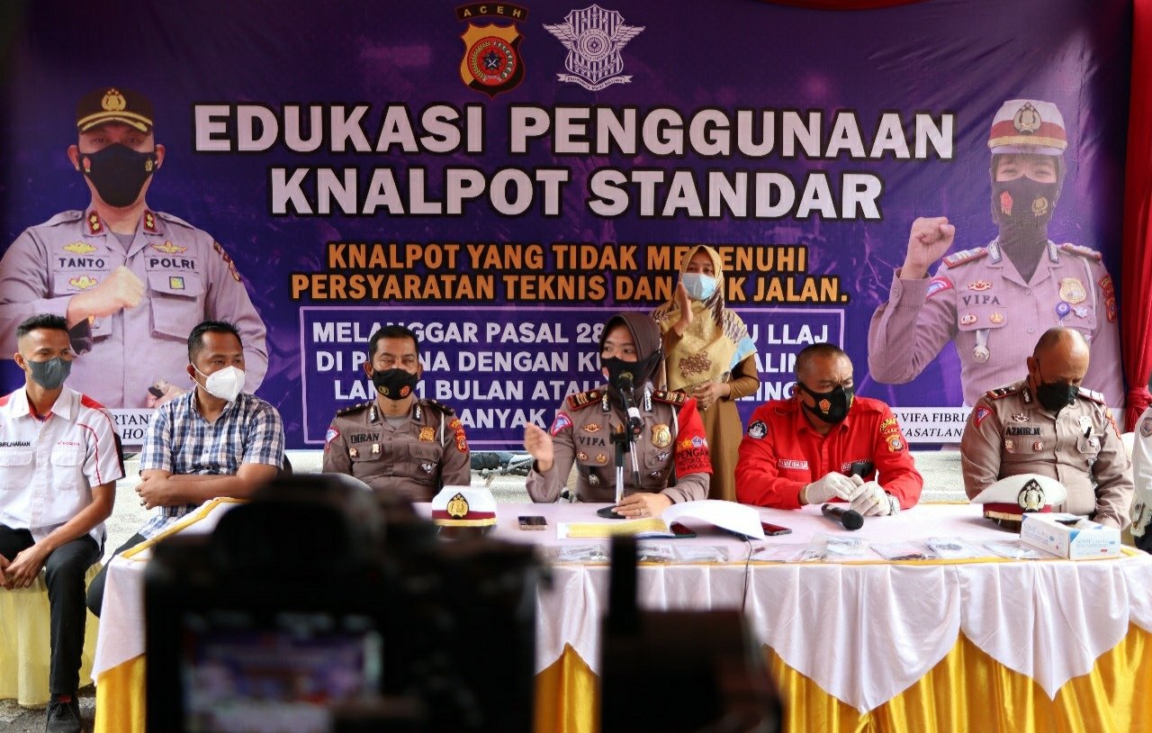 Edukasi knalpot standar