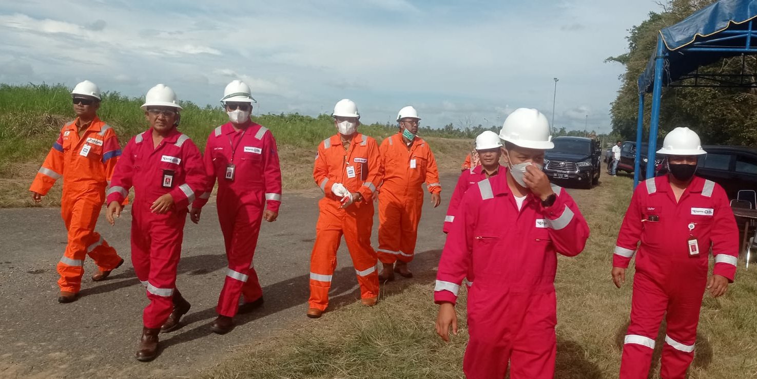 DLH dan PGE lokasi pipa bocor