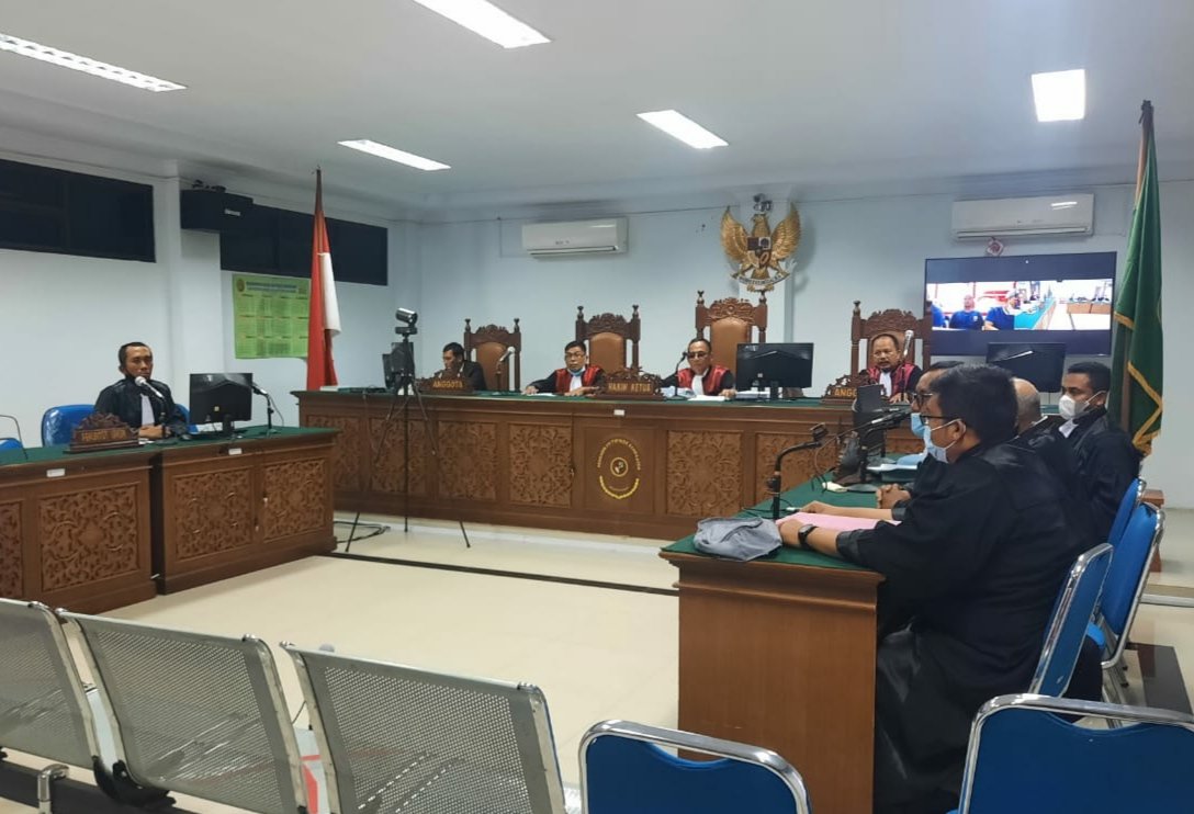 Sidang vonis perkara uang makan hafiz