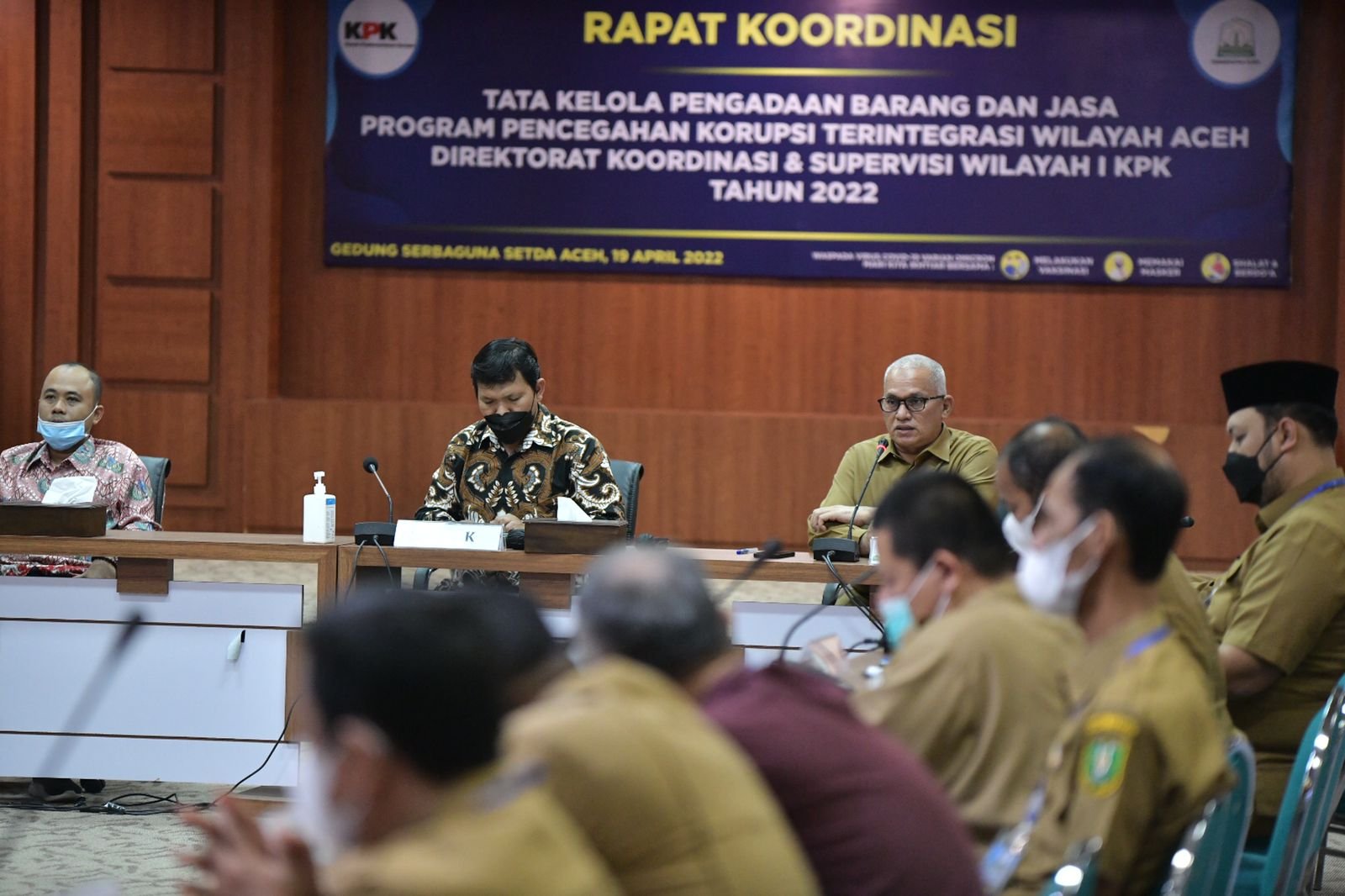 Sekda Aceh Rakor PBJ