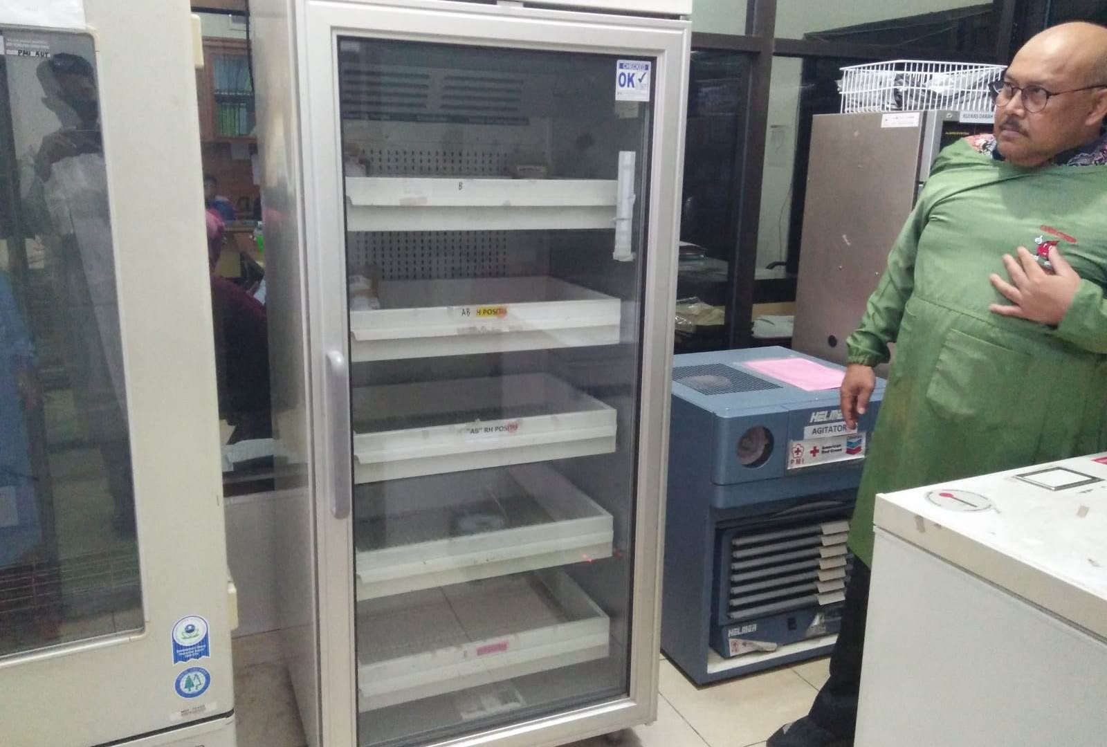 Stok darah di UDD PMI kosong