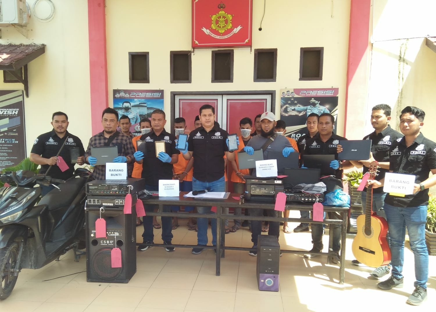 Tersangka pembobol sekolah