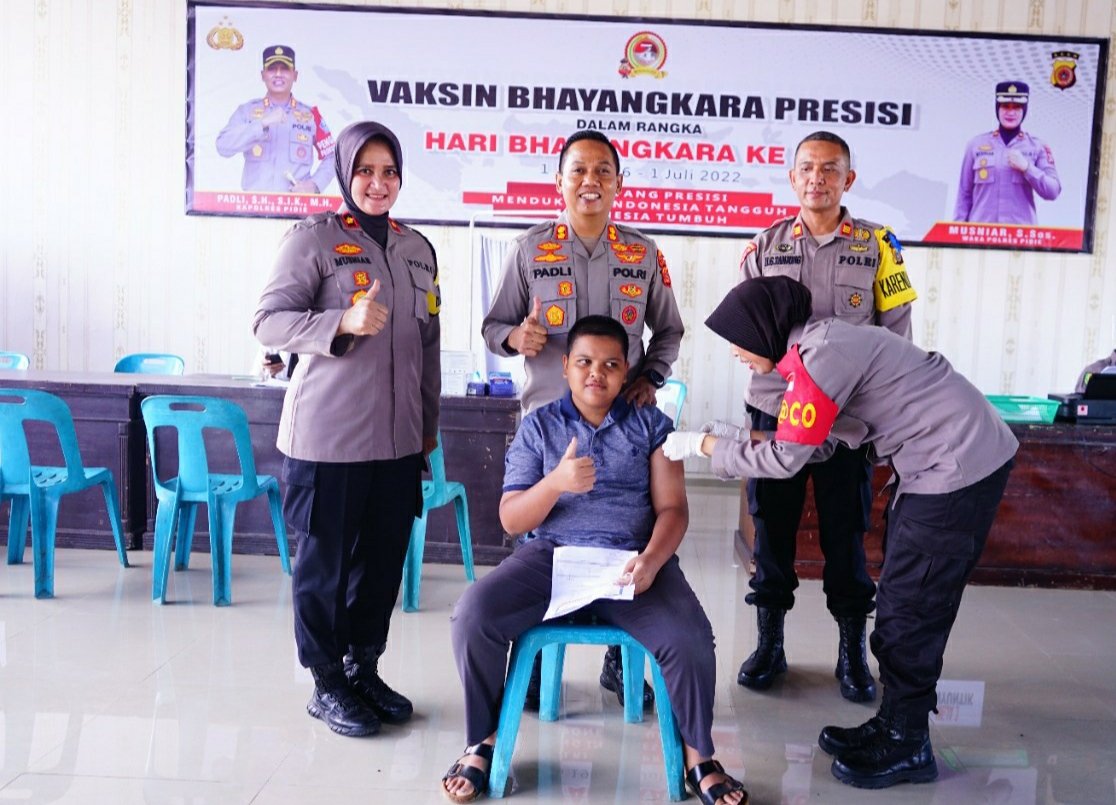 Vaksinasi Polres Pidie
