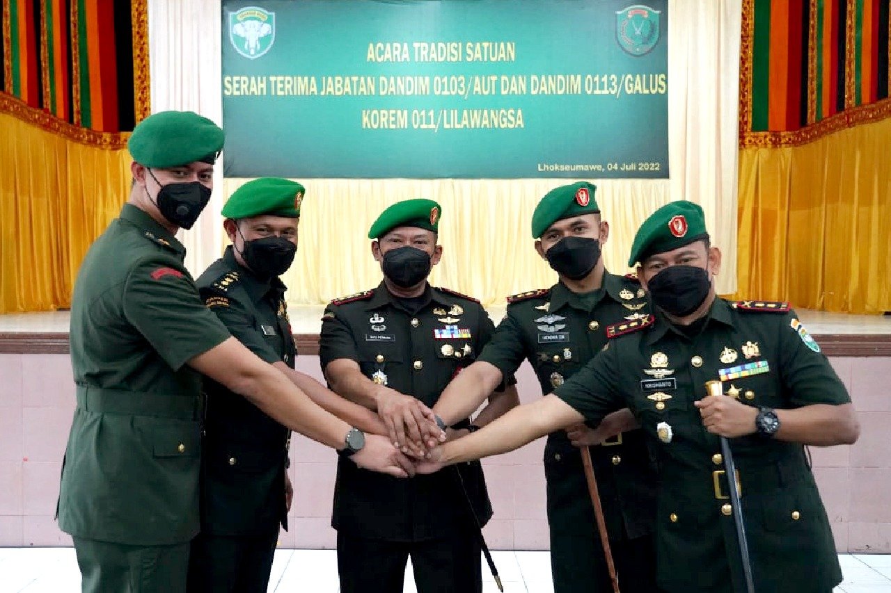 Danrem Bayu dan Dandim Aceh Utara