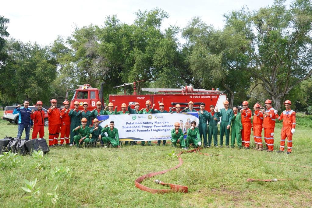 Pemuda Lingkungan PT PIM Ikut Pelatihan Safety Man