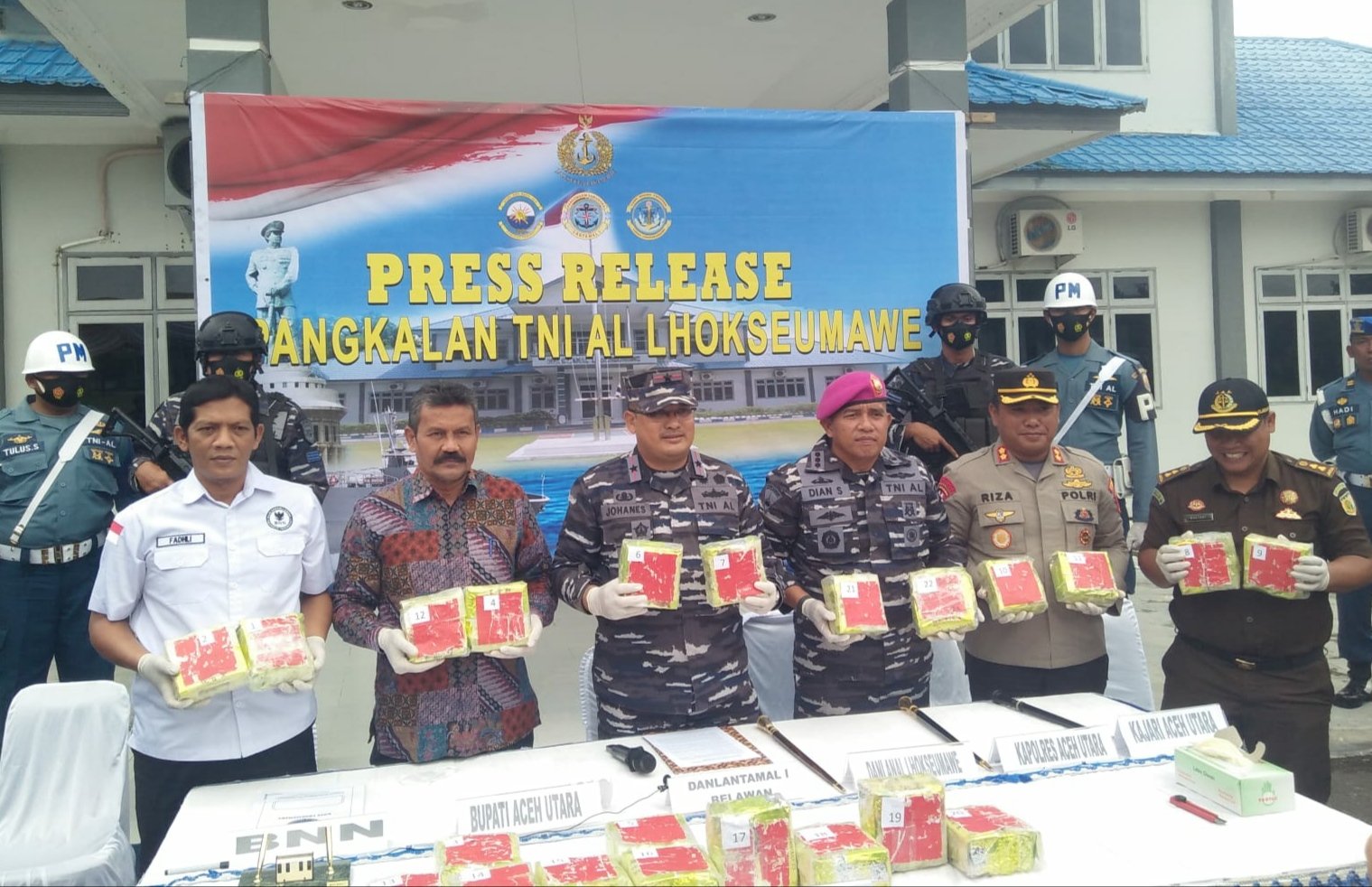 Danlantamal I tunjukkan sabu