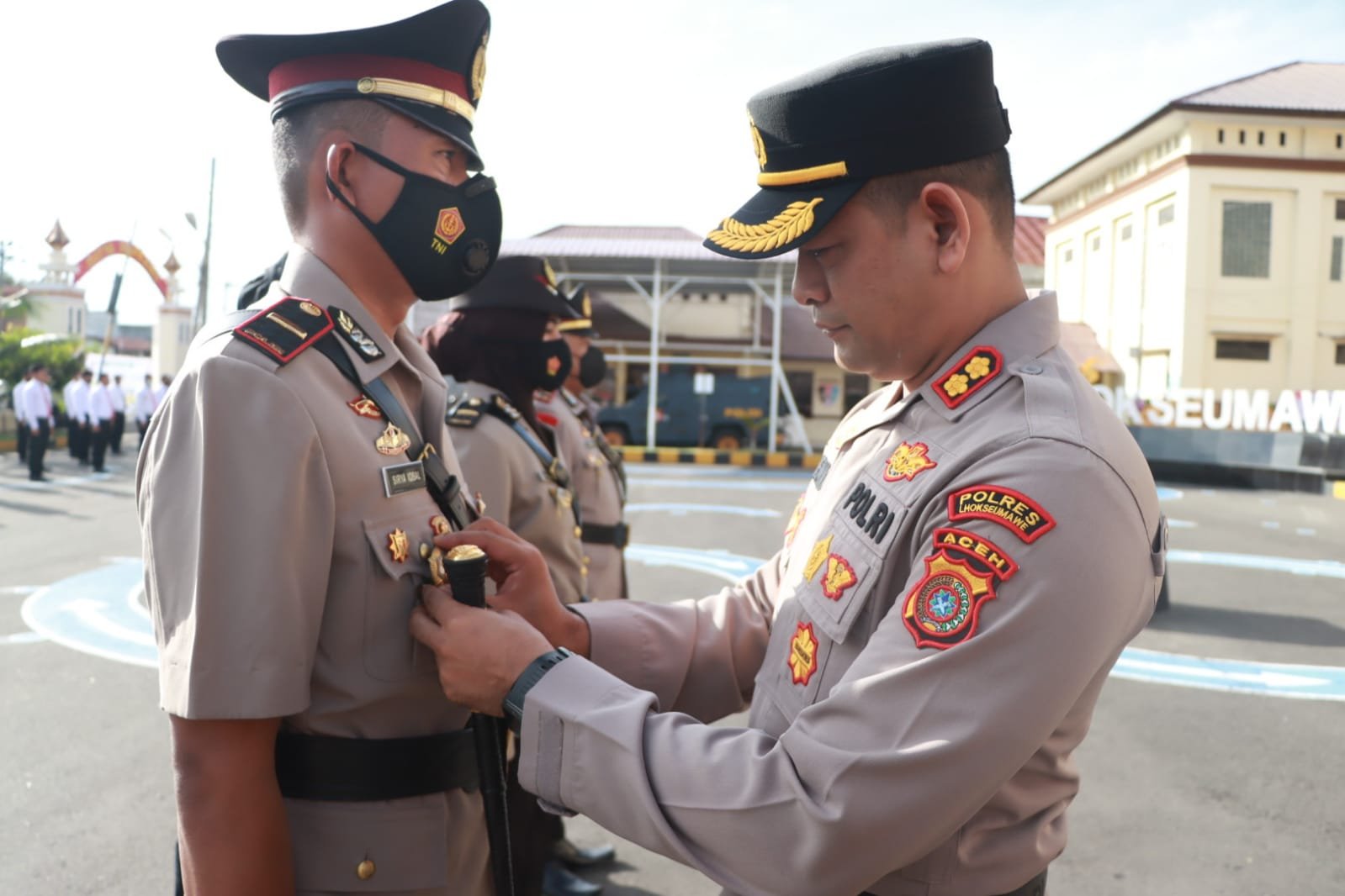 Sertijab Kapolsek dan Kasat Lantas