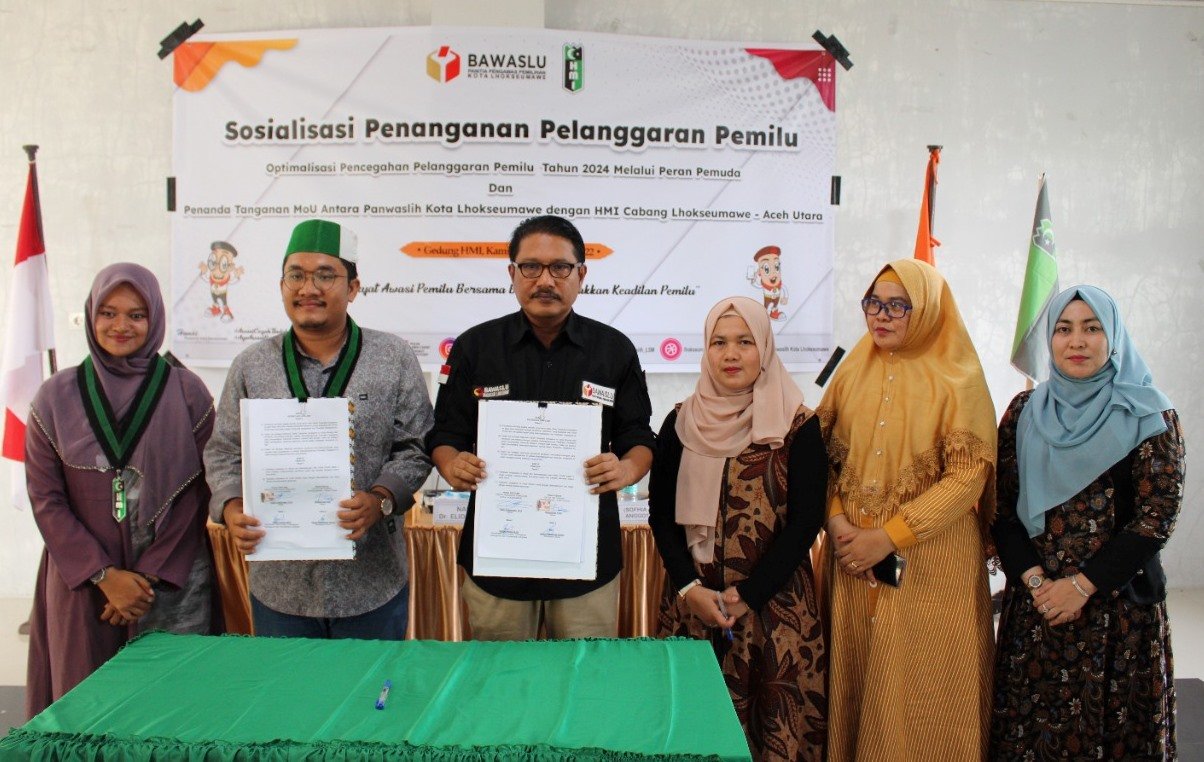 HMI dan Panwaslih Lhokseumawe