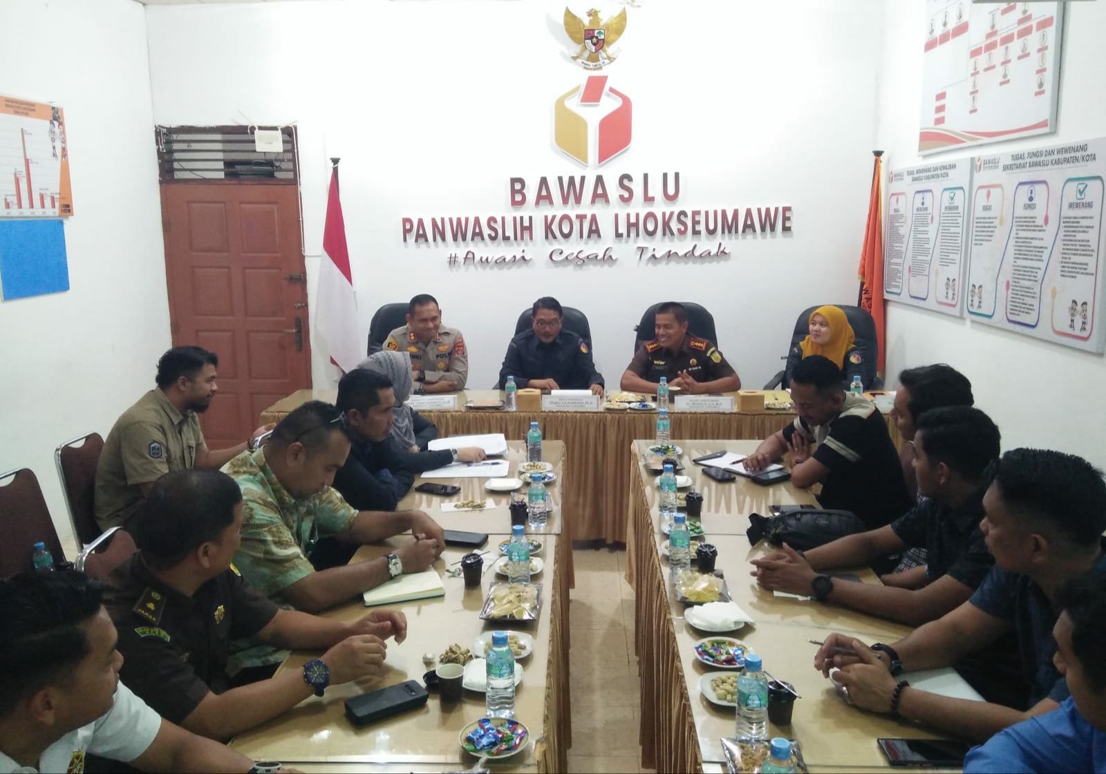 Panwaslih Lhokseumawe Gelar Rakor Perdana Sentra Gakkumdu, Ini Dibahas