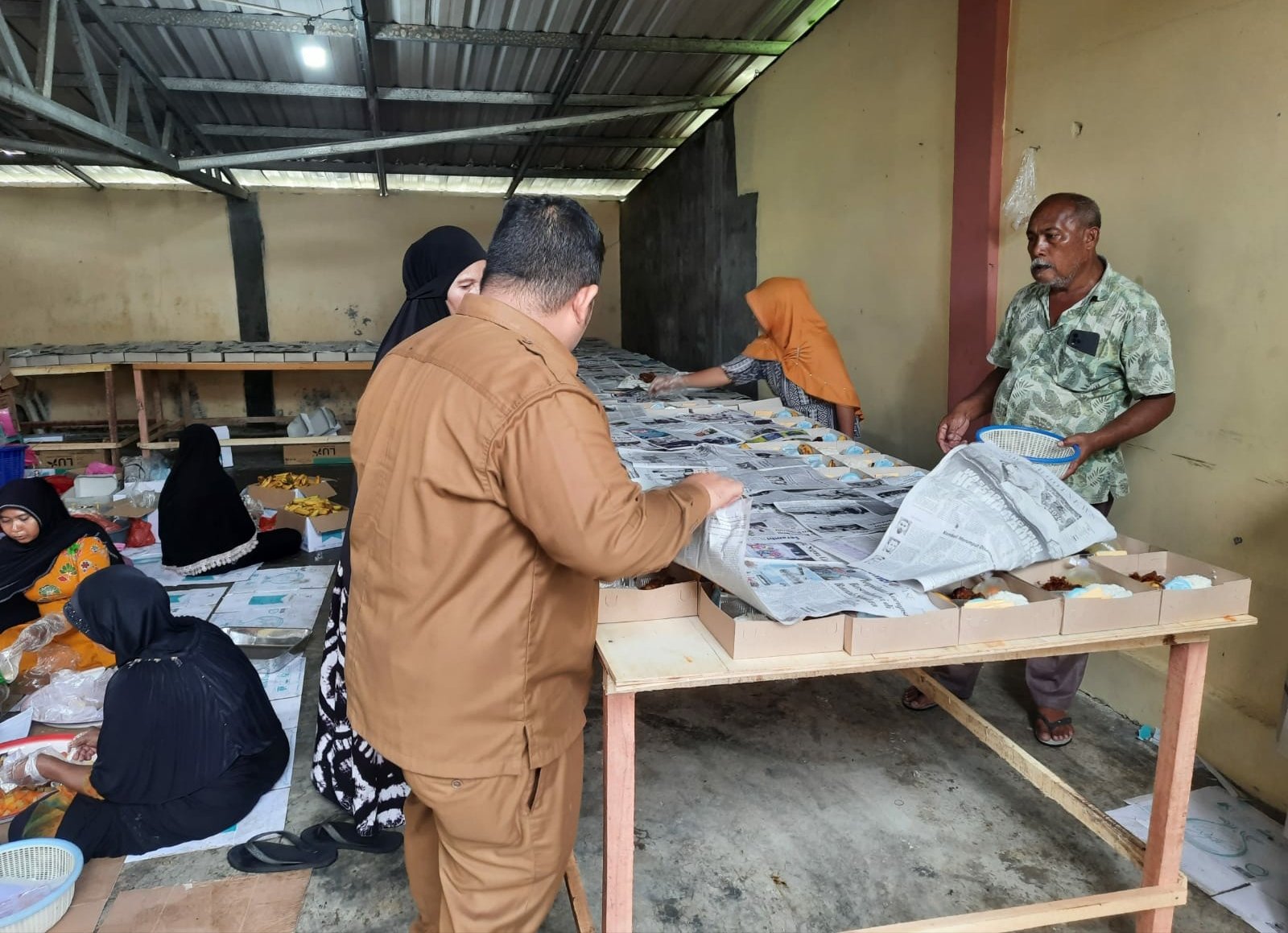 Dapur makanan atlet Pora Pidie