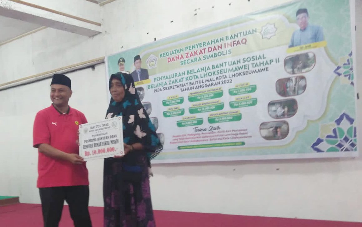 Pj Wali Kota Imran dana zakat