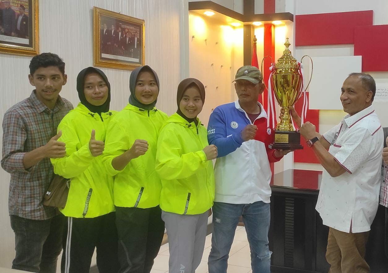 Fighter Muaythai Binaan KONI Aceh Rebut Juara Umum Kejurnas