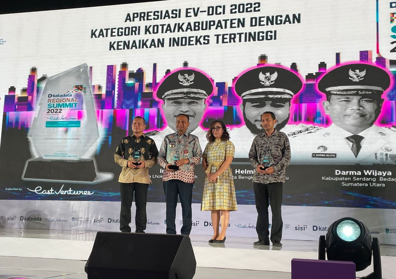 Lhokseumawe penghargaan EV-DCI 2022