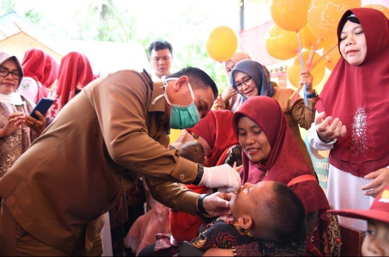 Cegah Virus Berbahaya, Walkot Subulussalam Ajak Masyarakat Pastikan Anak Mendapat Vaksin Polio