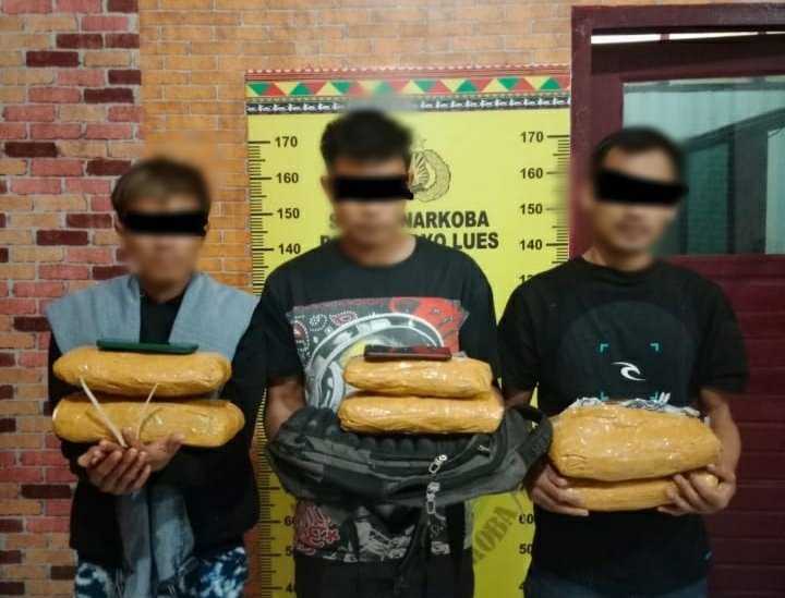 Tiga tsk ganja di GL