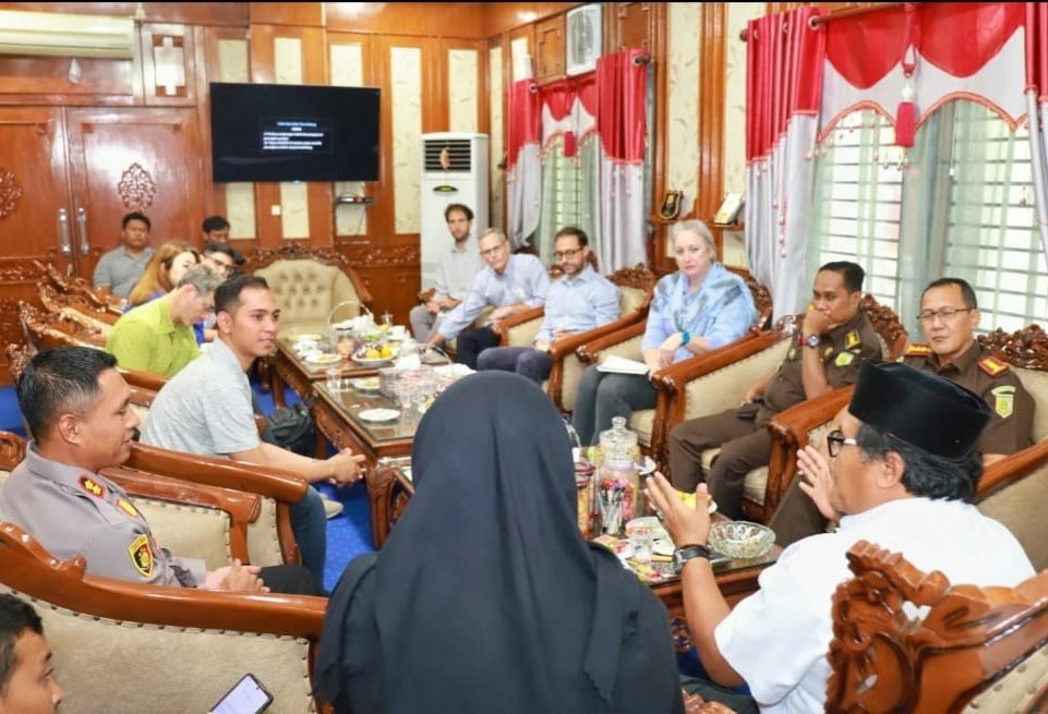 Delegasi Uni Eropa Sambangi Pj Bupati Pidie, Ada Apa?