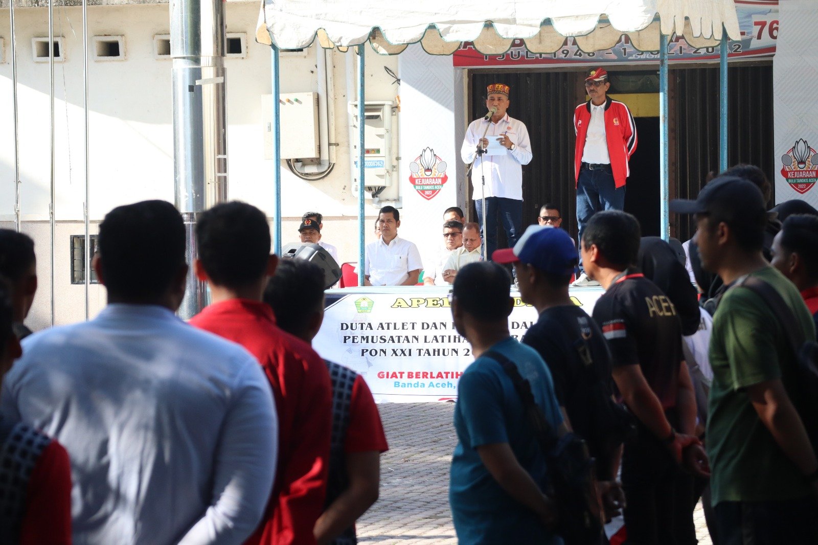 Abu Razak Apel Pelatda KONI Aceh