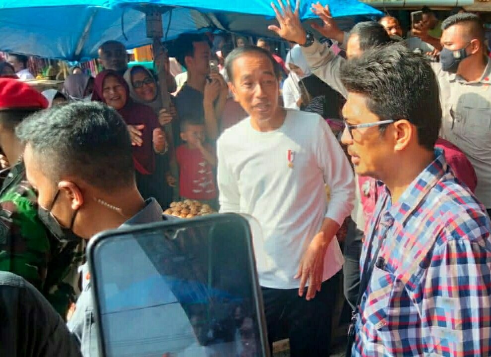 Presiden Jokowi Kunjungi Pasar Batuphat Lhokseumawe