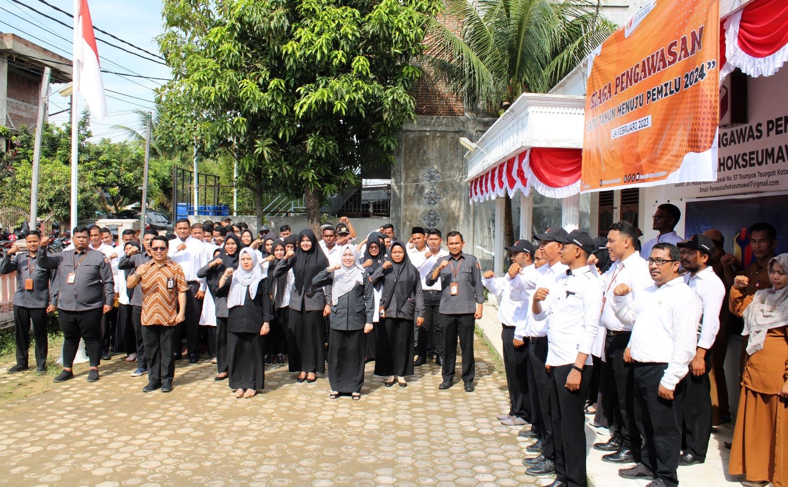 Panwaslih Lhokseumawe apel siaga pengawasan