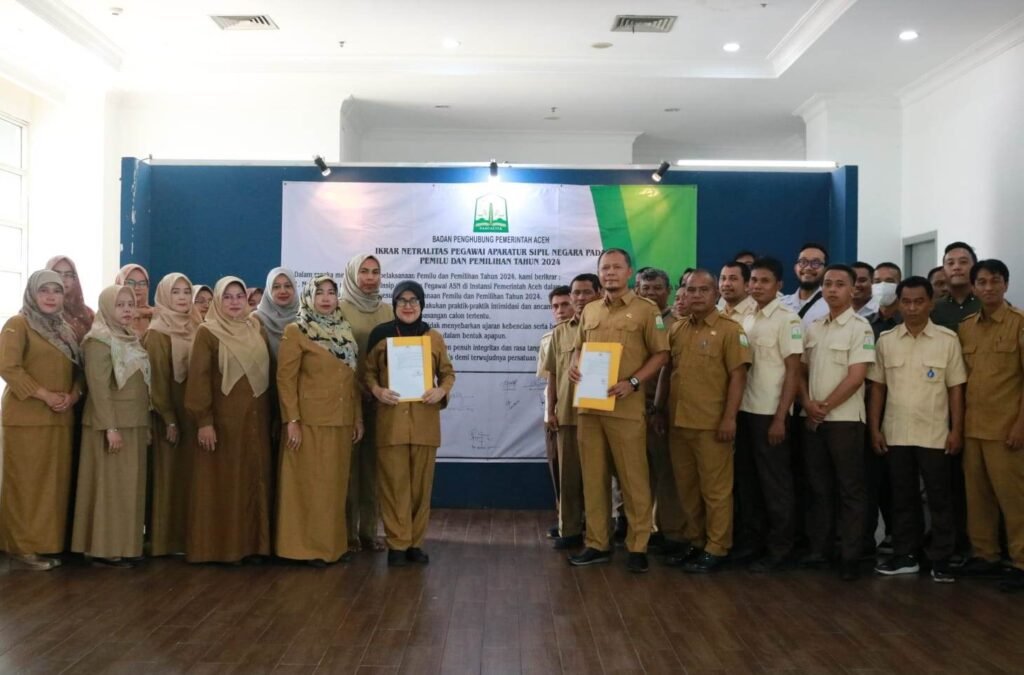 Pegawai BPPA Teken Pakta Integritas Netralitas Pemilu 2024 – Portalsatu.com